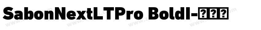 SabonNextLTPro BoldI字体转换